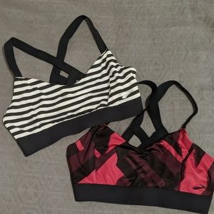 Brooks hot shot spots bra medium set